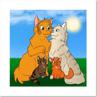 Firestar's happy family Posters and Art